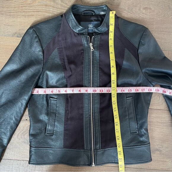 Tart Collections Vegan Leather Suede Moto Women's Jacket Black (Size M) - Picture 6 of 11